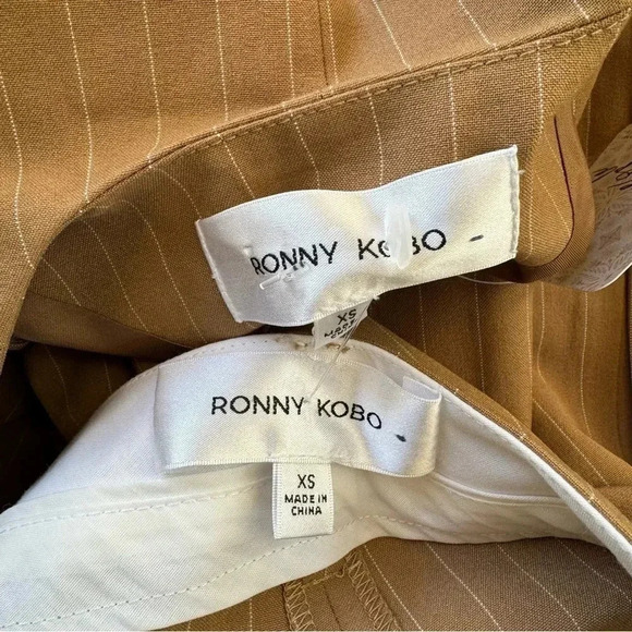 NWT Free People Ronny Kobo Foxy Kia Nomad Wide Leg Pants Vest Set Brown XS - Picture 8 of 17